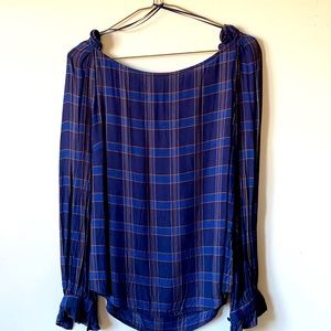 RW&CO- Blue Plaid Dress Shirt